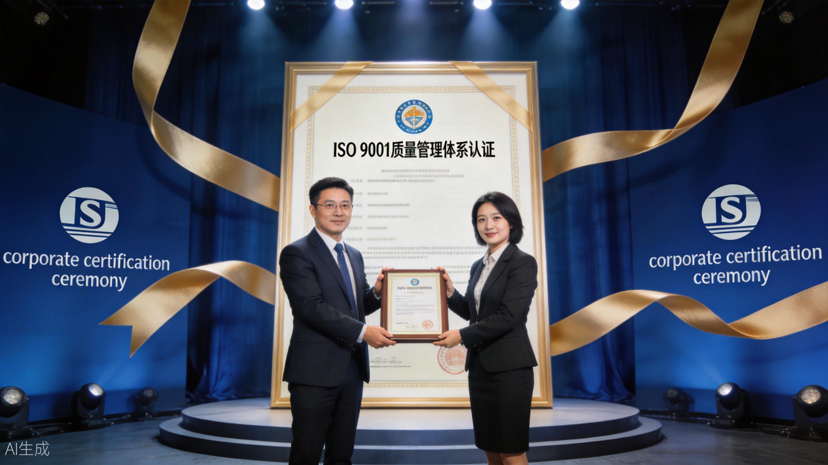 公司荣获质量管理认证证书